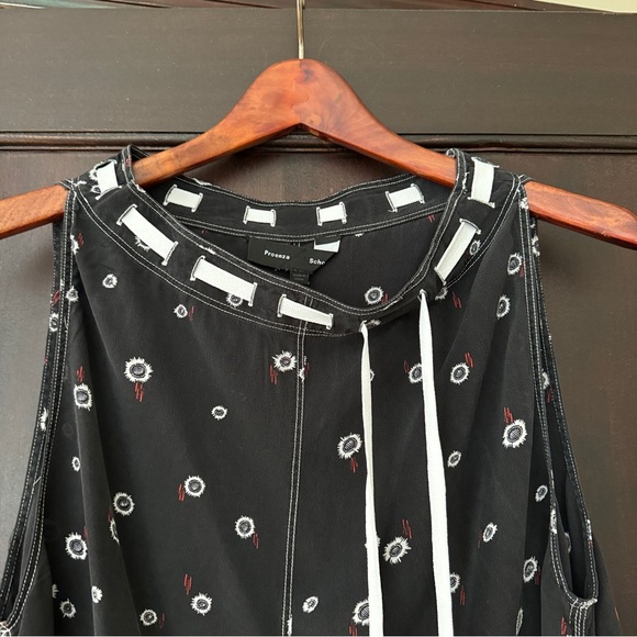 Proenza Schouler Sleeveless Printed Blouse - 10 - Picture 3 of 9